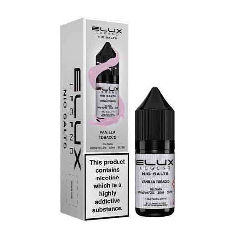 Elux Legend Nic Salts 10ml E-liquids - Pack Of 10 - Vaperdeals