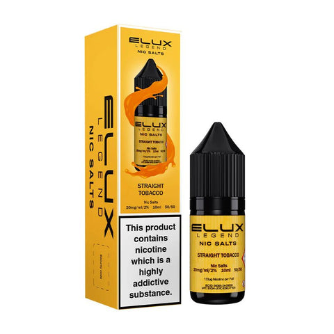 Elux Legend Nic Salts 10ml E-liquids - Pack Of 10 - Vaperdeals