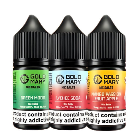 Gold Mary Nic Salts 10ml E-liquids Box of 10 - Vaperdeals