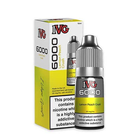 IVG 6000 Nic Salt 10ml Bottle Box of 10 - Vaperdeals