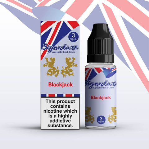 Signature - Blackjack - 10ml (Pack of 10) - Vaperdeals